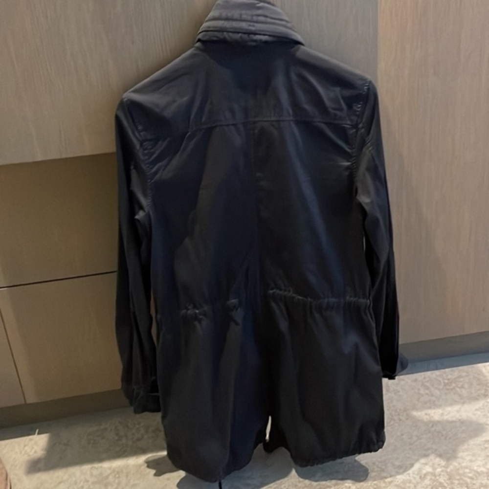 James Perse Charcoal Yosemite Hooded Parka Utility Jacket - Picture 8 of 11